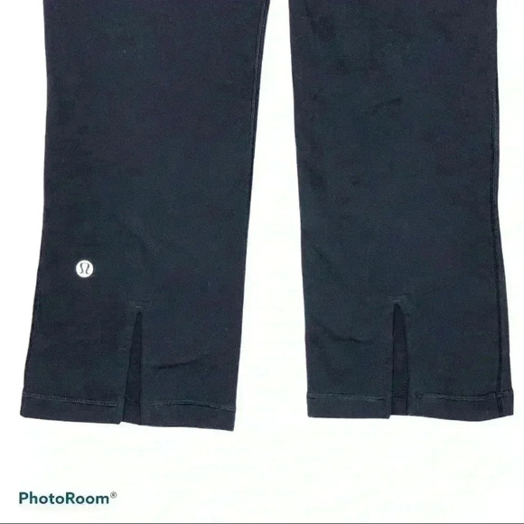 Lululemon Split Calf Solid Black Leggings - Picture 6 of 9